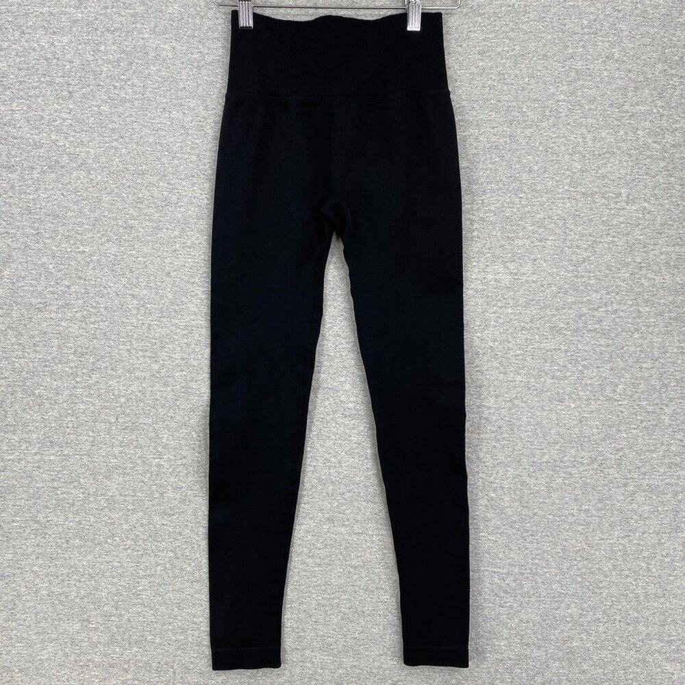 Leggings Womens Small Black Athletic Ruched Butt Scrunch Lifting High Waist